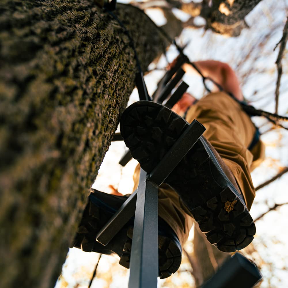 Big Foot™ 20’ Rivers Edge® Connect-N-Climb, Tree Climbing System, 5’ Sections, 4 Total Sections, Double Step Design, Tractionite™ Non-Slip Coating, RE723