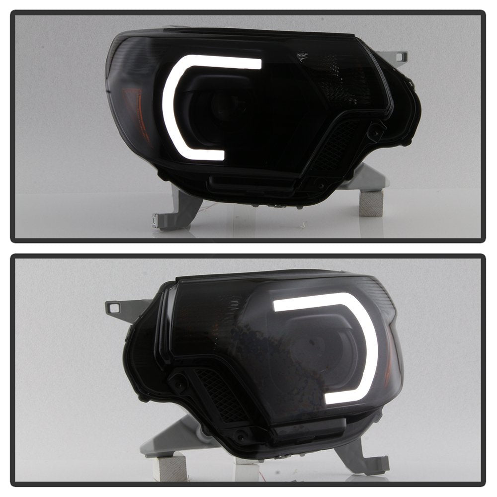 Projector Headlight Xtune PRO-JH-TTA12-LBDRL-BSM, 1 Pack