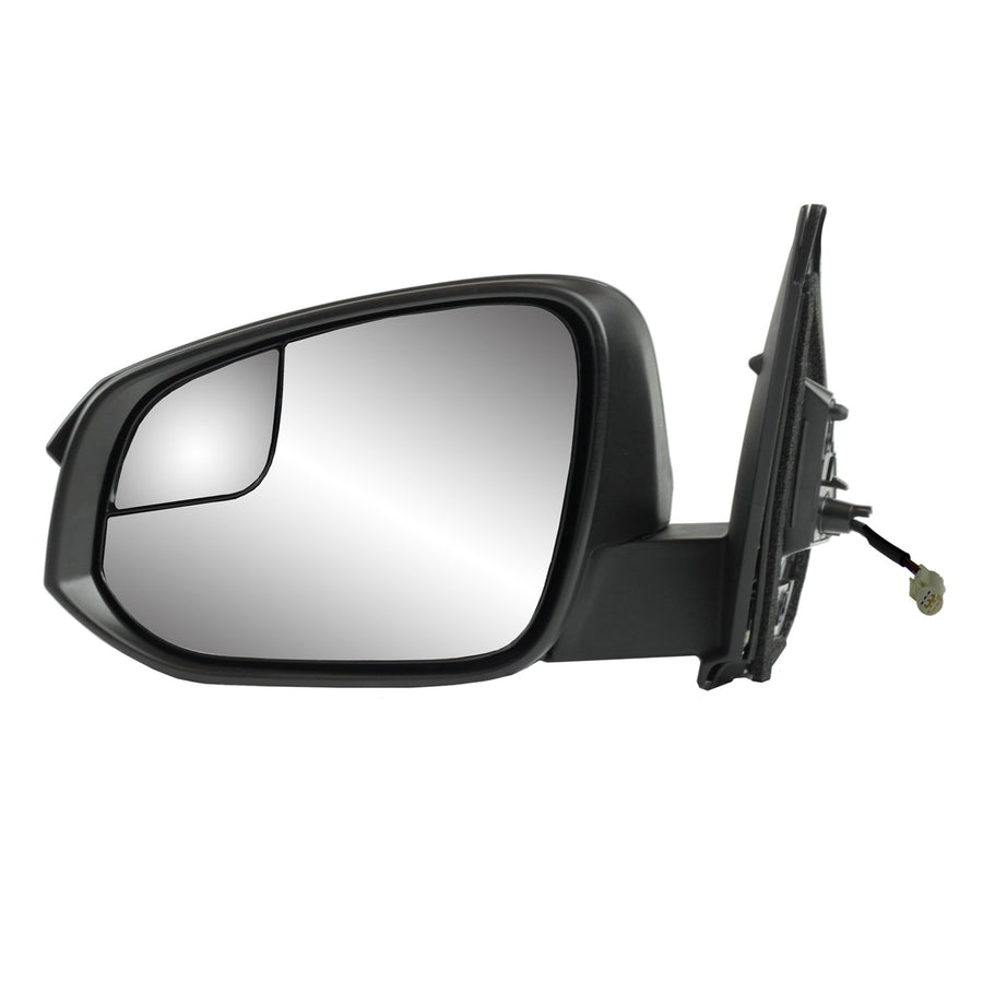 70198T Fit System Driver Side Mirror for Toyota RAV4, US Built, Textured Black, spot Mirror, Foldaway, Does not Apply to Hybrid Models, Power