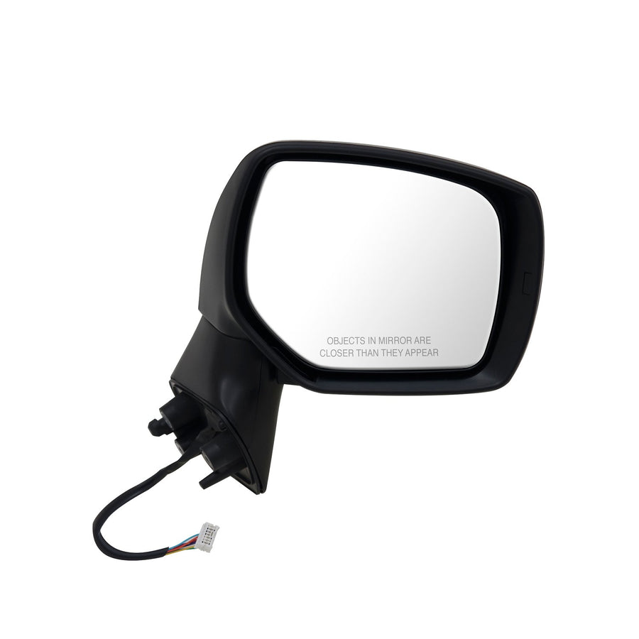 Mirror Passenger Side for Subaru Forester, Textured Black w/PTM Cover, Foldaway, w/o Memory, w/o Blind spot Detection, Power