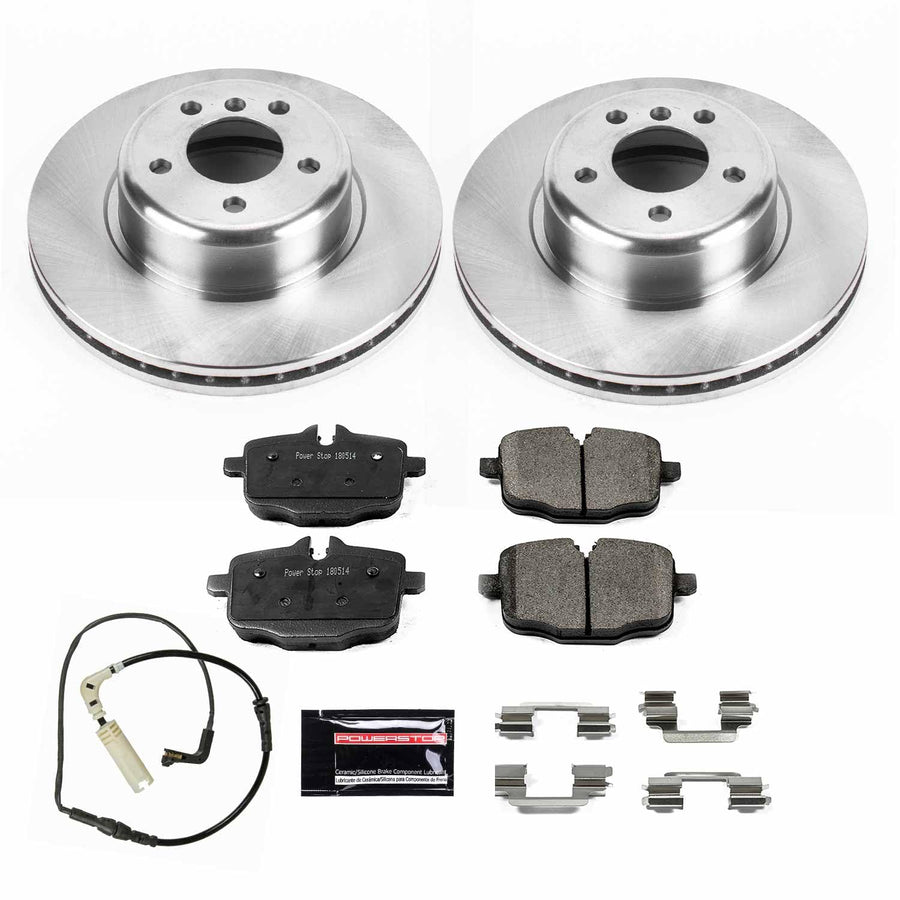 Power Stop KOE5693 Rear Replacement Brake Kit-OE Brake Rotors & Ceramic Autospecialty Brake Pads