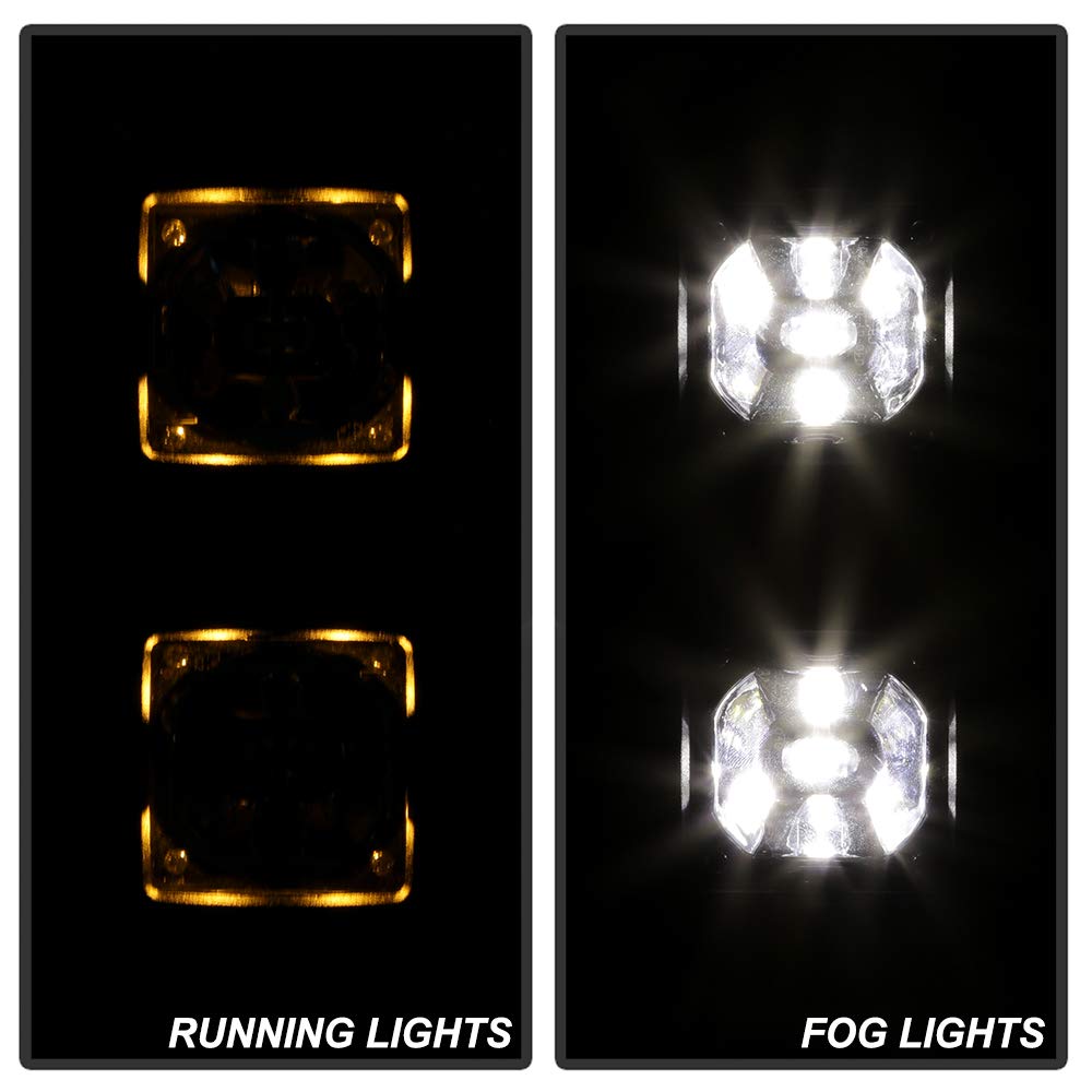 LED Fog Light Spyder for Dodge Ram 1500 2013-2018 Only