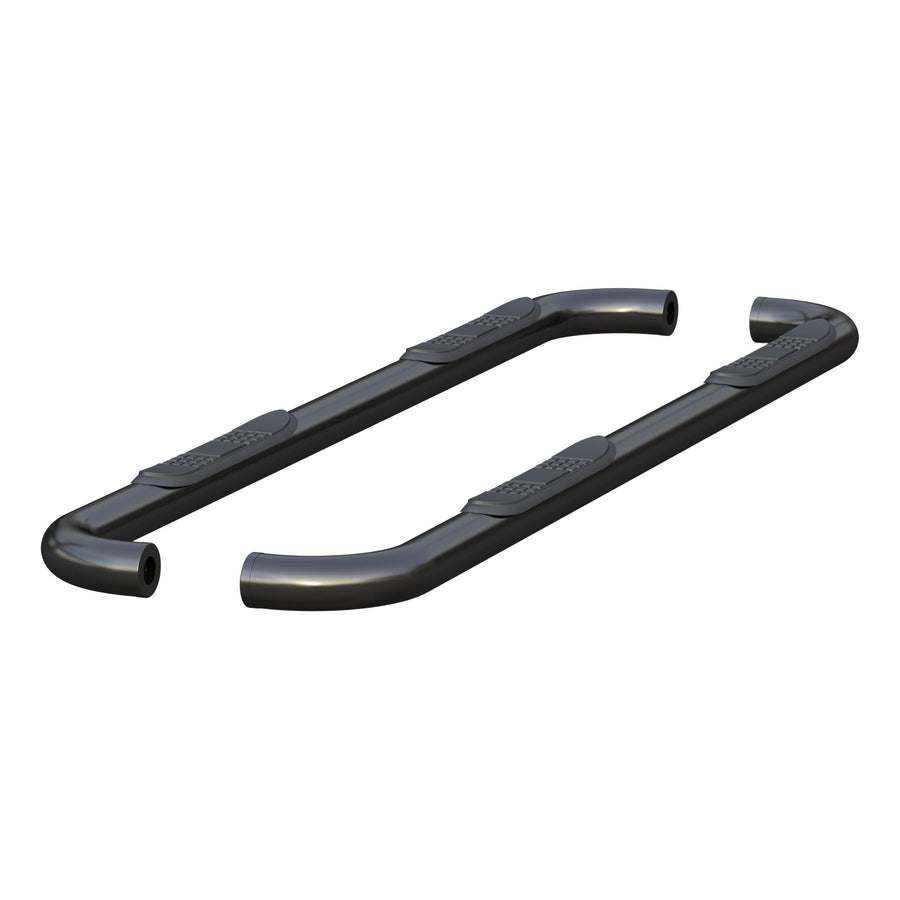 3-Inch Round Black Steel ARIES Nerf Bars, No-Drill, Fits Select Ram 1500