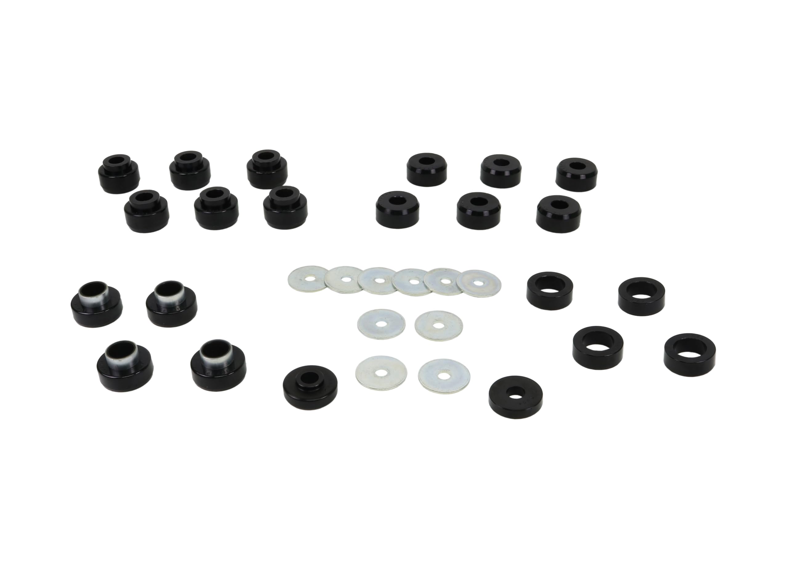 W93541 Whiteline Body Mount Bushing Assembly Compatible with 87-95 Wrangler