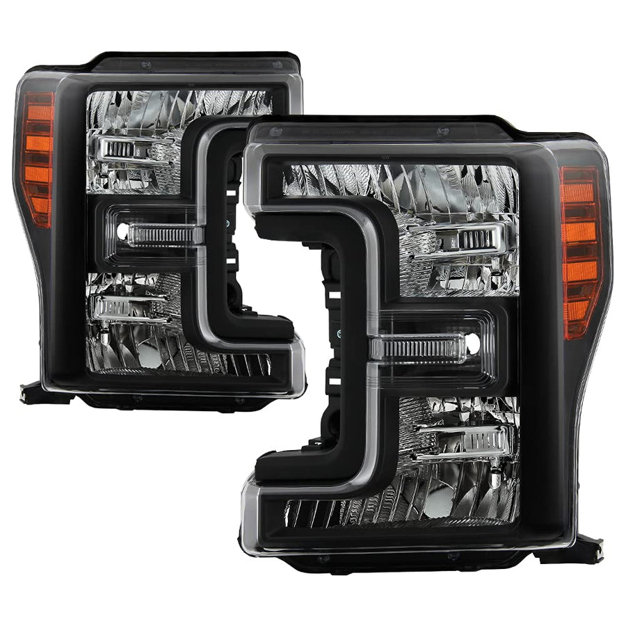 OEM Style Spyder Xtune - LED Headlight (HD-JH-FS17-AM-BK) (POE)