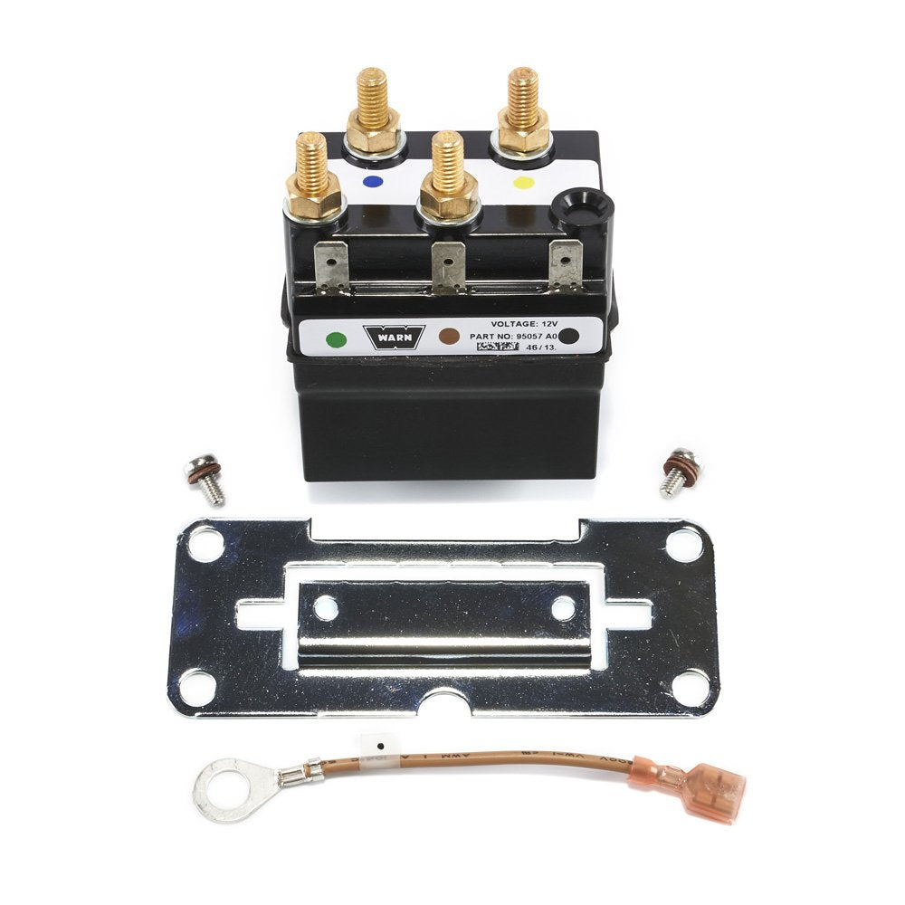 12V WARN Vantage 4000 Contactor Service Kit, Red/Black
