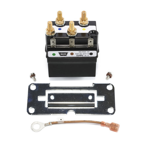 12V WARN Vantage 4000 Contactor Service Kit, Red/Black
