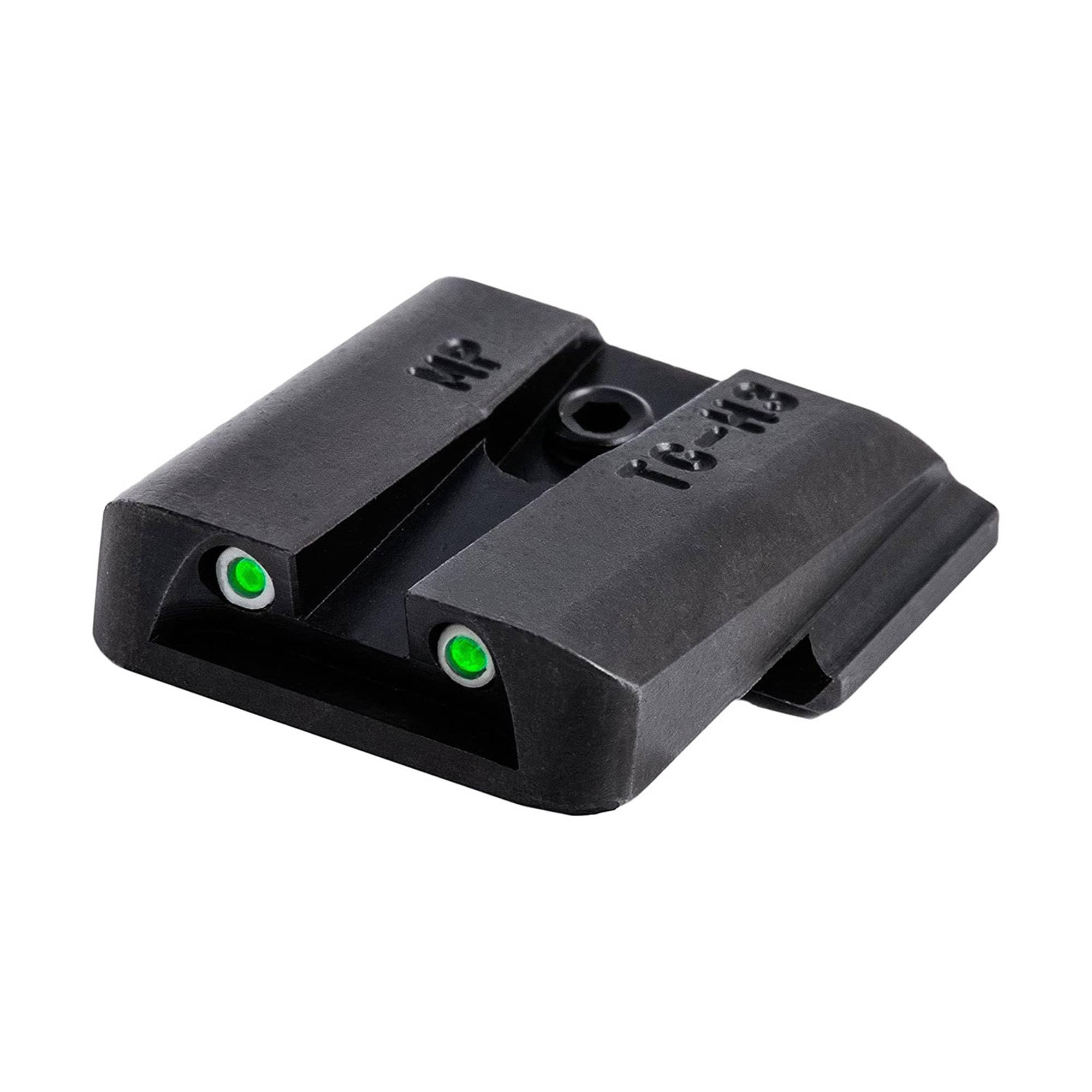 TruGlo Optic Pistol, Glow in the Dark Green/White Dot Sight for Smith & Wesson M&P Series Pistols, Tritium