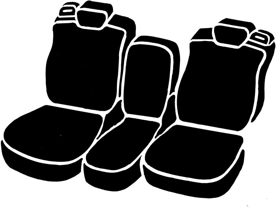 Custom Fit FIA TR47-81 Gray Front Seat Cover Split Seat 40/20/40 - Saddle Blanket, (Gray)