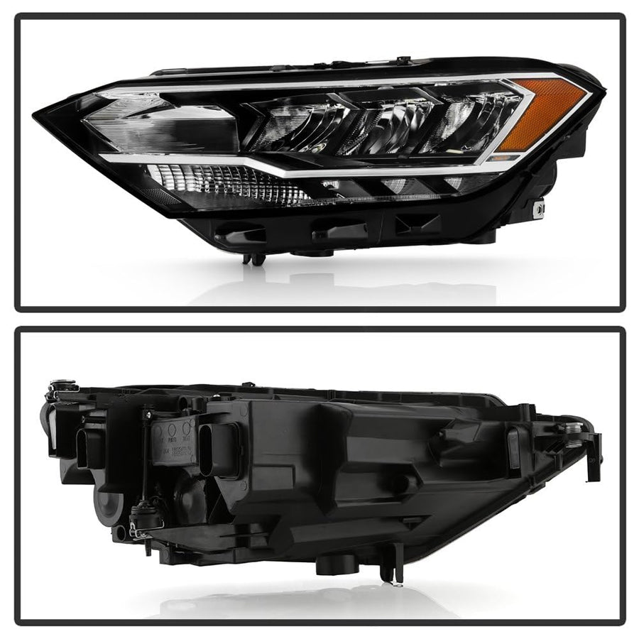 VW Jetta Spyder (OE) 19-22 S/Sport/SE (Not Fit SEL) High Low Beam LED Headlight - Low Beam-LED ; High Beam-LED ; Signal-PWY24(Included) - OE Left