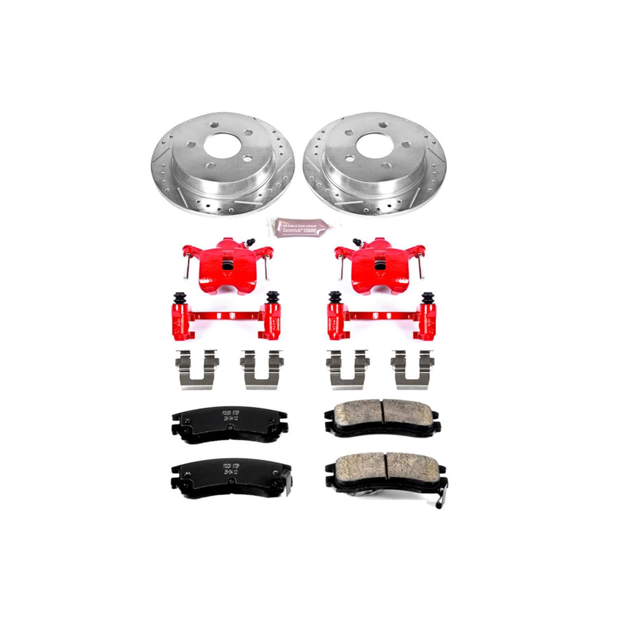 1-Click Performance Brake Kit with Calipers Power Stop (KC1558) For Buick Century, Buick Regal, Chevrolet Impala, Chevrolet Monte Carlo, Oldsmobile Intrigue, Pontiac Grand Prix [Model Specific]