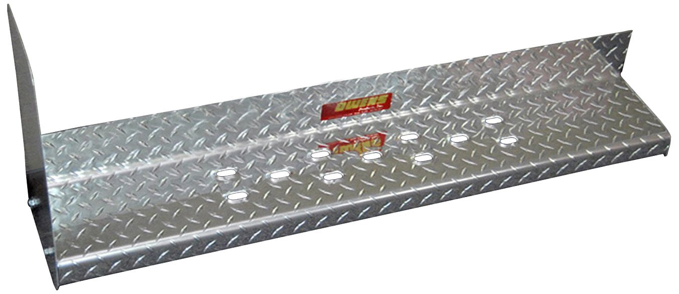 Owens Products Owens Commercial Cab Length Diamond Running Boards w/Stone Guard And Star Burst 82017G