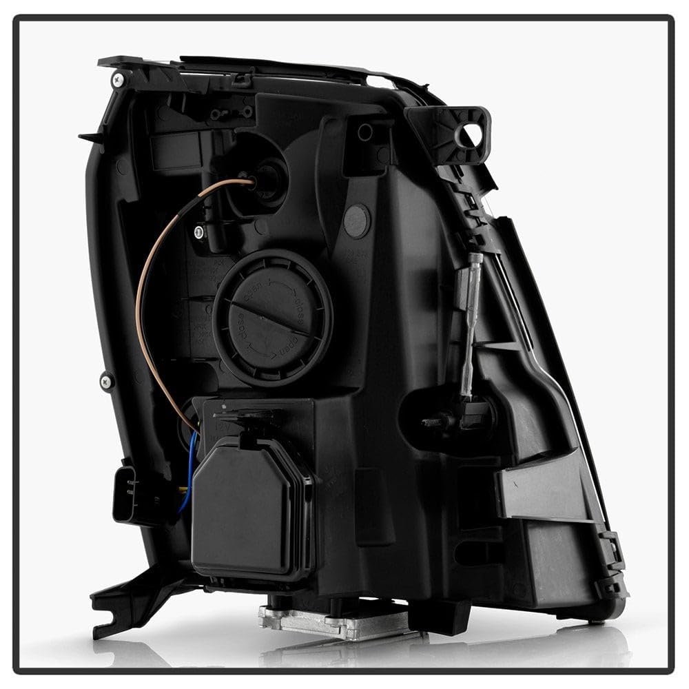 Cadillac Escalade & EVS Spyder (OE) 07-14 / Escalade EXT 07-13 w/HID Ballast & Bulbs Projector Headlights Assembly - Chrome Set