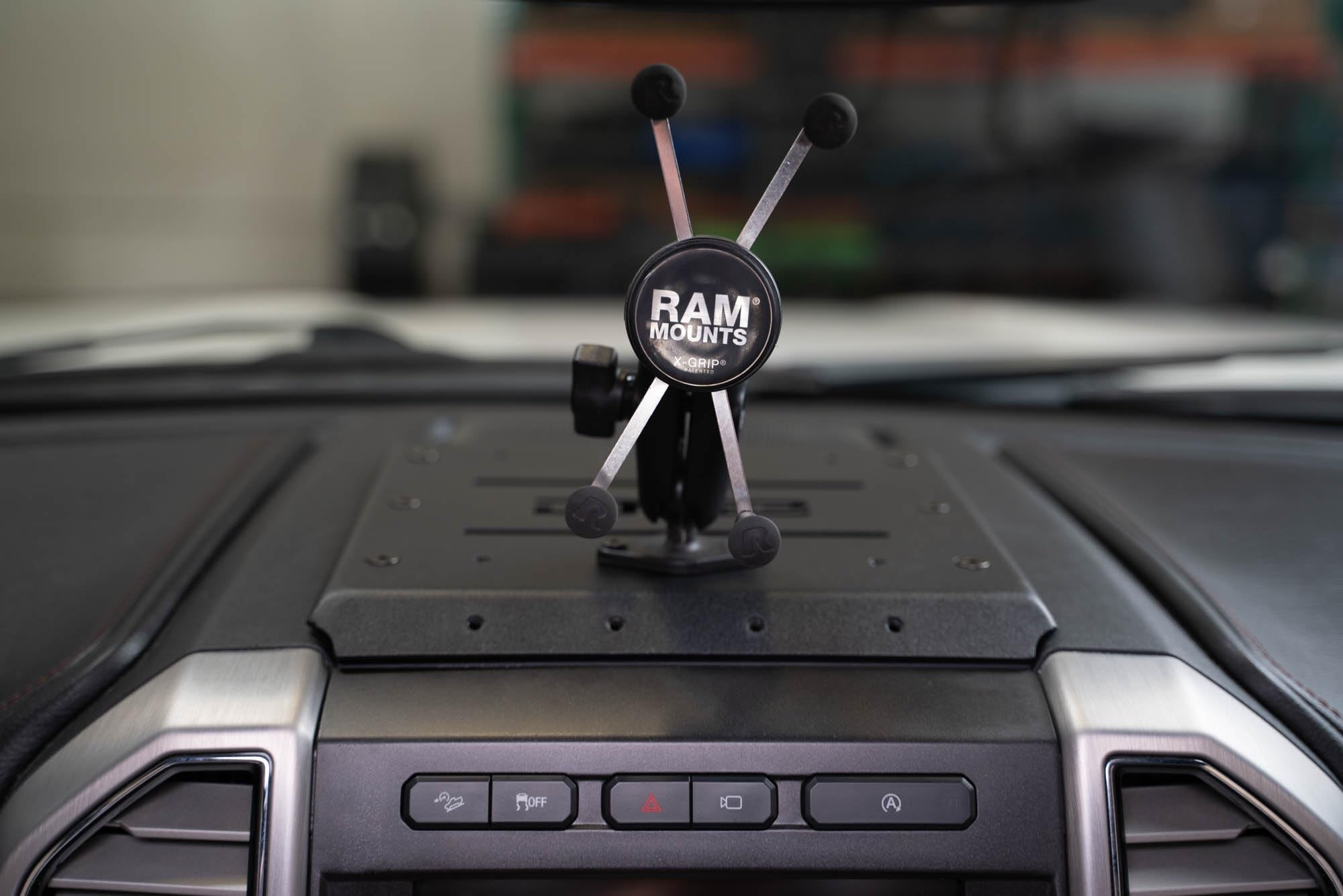 Digital Device Dash Mount DV8 Offroad for The 2015-2020 F-150 & 2017-2021 F-250/350 | Limitless Mounting Options for Phones, GPS, Radio Mics, etc. | Compatible with RAM Mounts Device Holders