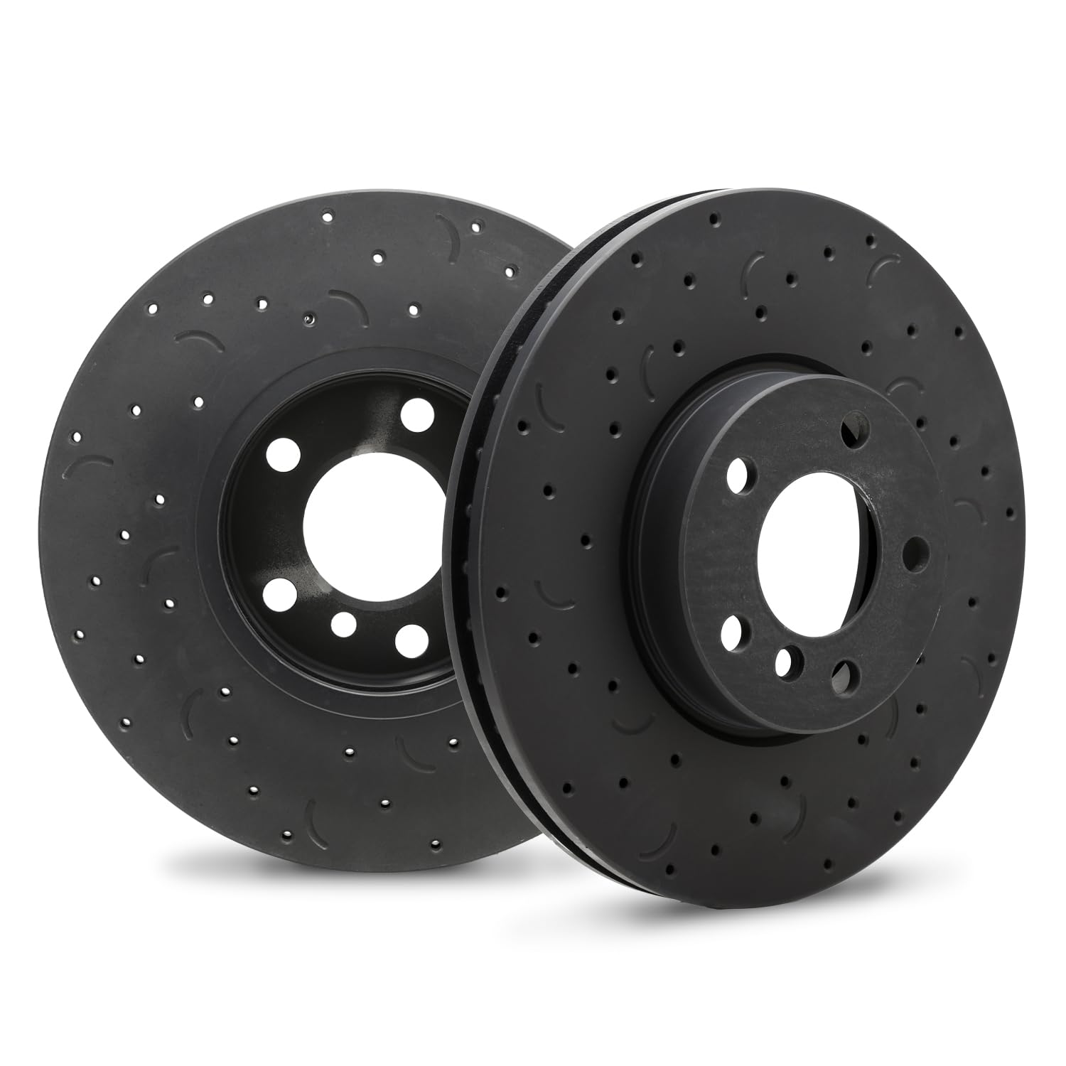 Talon Cross-Drilled and Slotted Vented Rotor, Hawk Performance Brakes, 12.28 in. Diameter, 2.9 in. Height