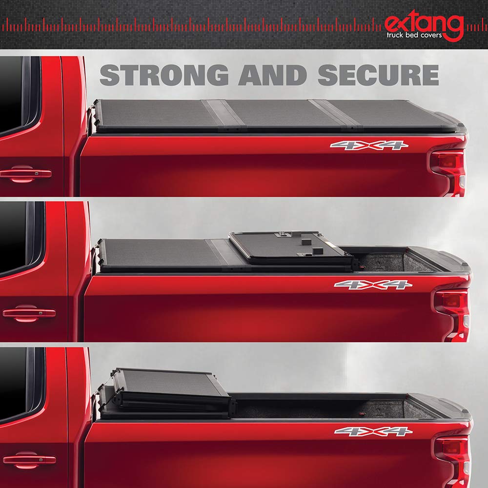 Extang RealTruck Solid Fold 2.0 Toolbox Hard Folding Truck Bed Tonneau Cover | 84473 | Fits 2022-2026 Toyota Tundra w/and w/o Rail System 6' 7" Bed (78.7")