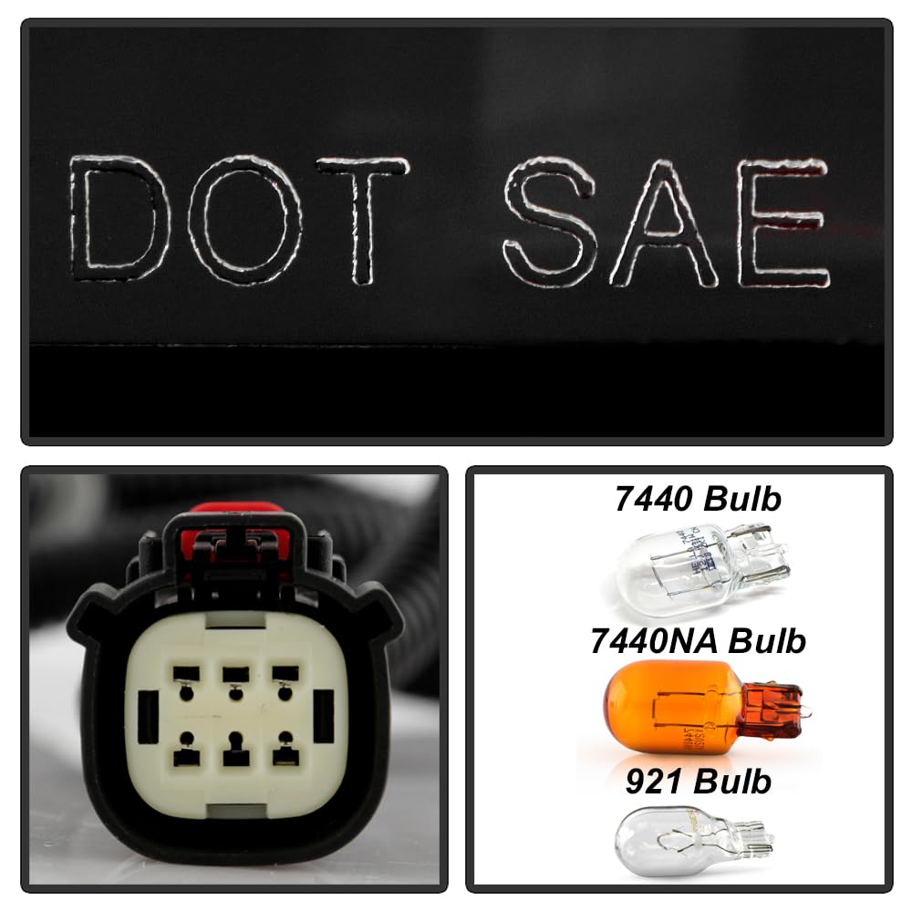 Chevy Suburban/Tahoe Spyder (POE) 21-23 LED Tail Light (Parking LED Brake Signal Backup Halogen Bulb) - OE Right