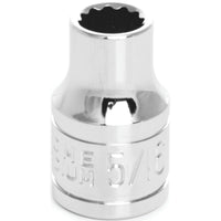 W38510 Performance Tool 12-Point Socket, 3/8-Inch Drive, 5/16