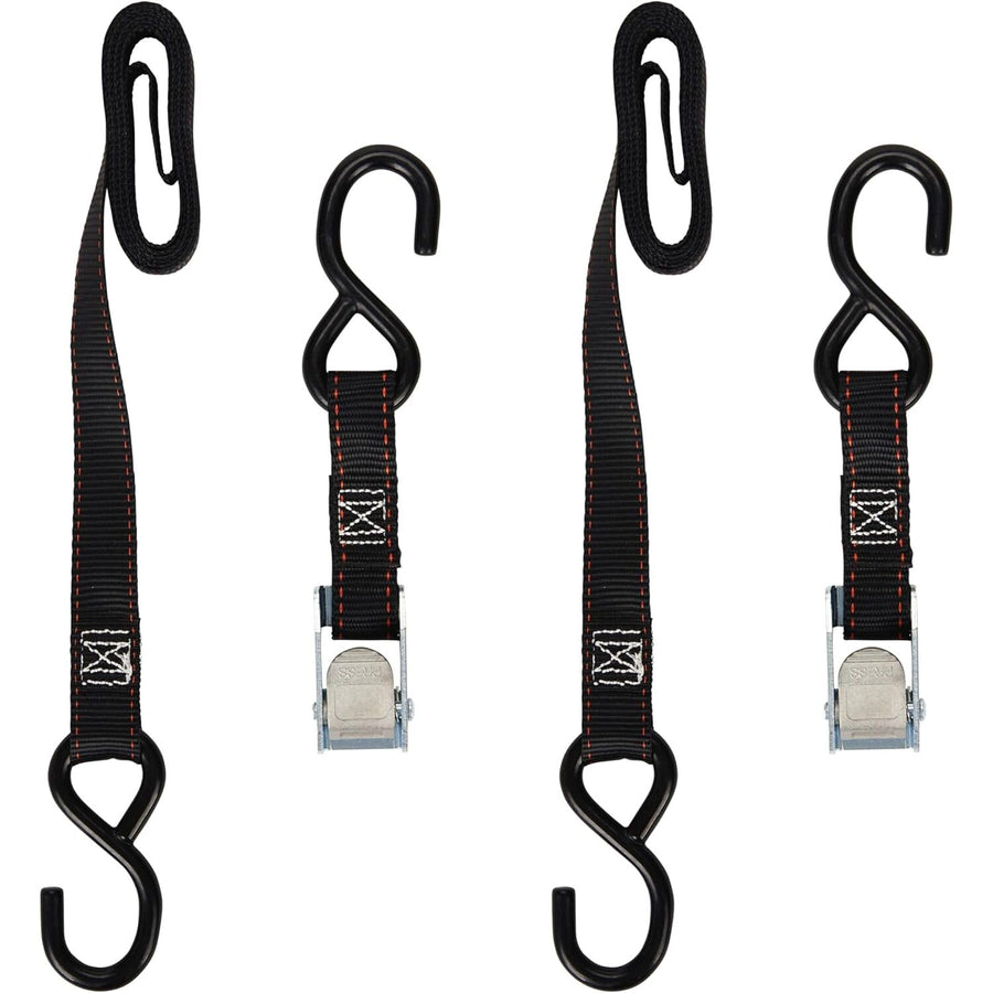 6' x 1" Red Motorcycle Tie Down Keeper, 2 pack