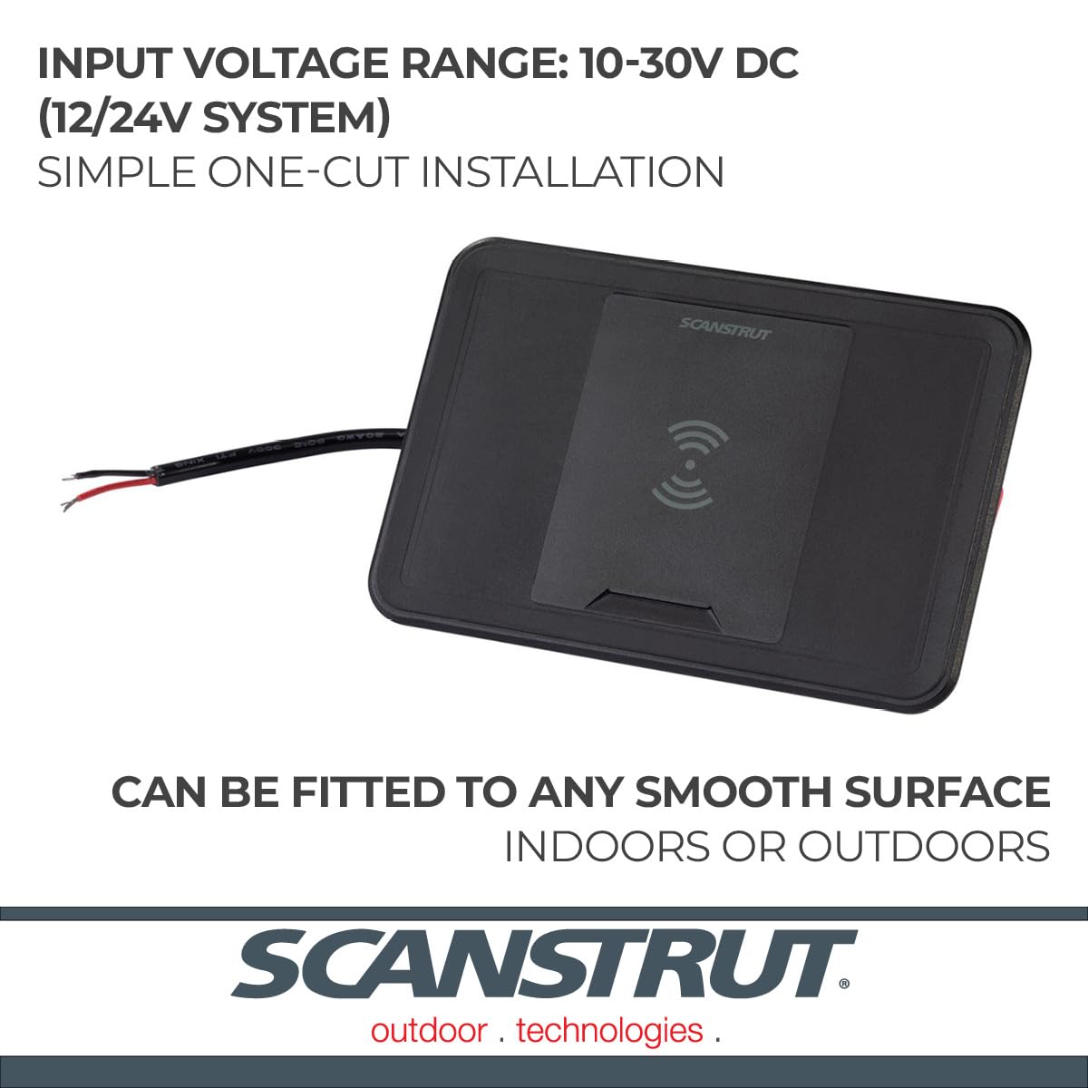 Scanstrut 15W SC-CW-2GT Waterproof Surface Wireless Charger 3-Coil