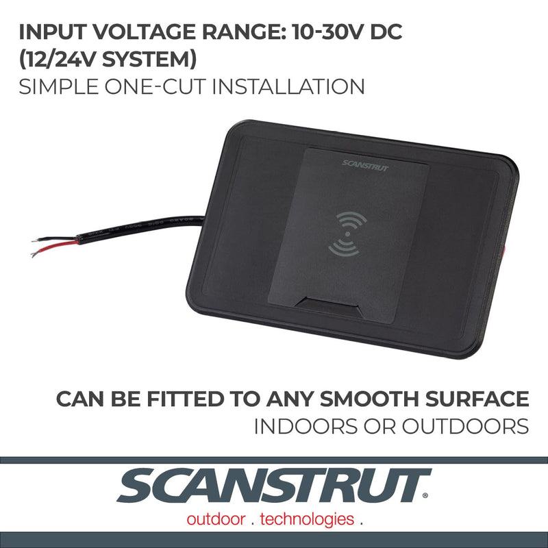 Scanstrut 15W SC-CW-2GT Waterproof Surface Wireless Charger 3-Coil