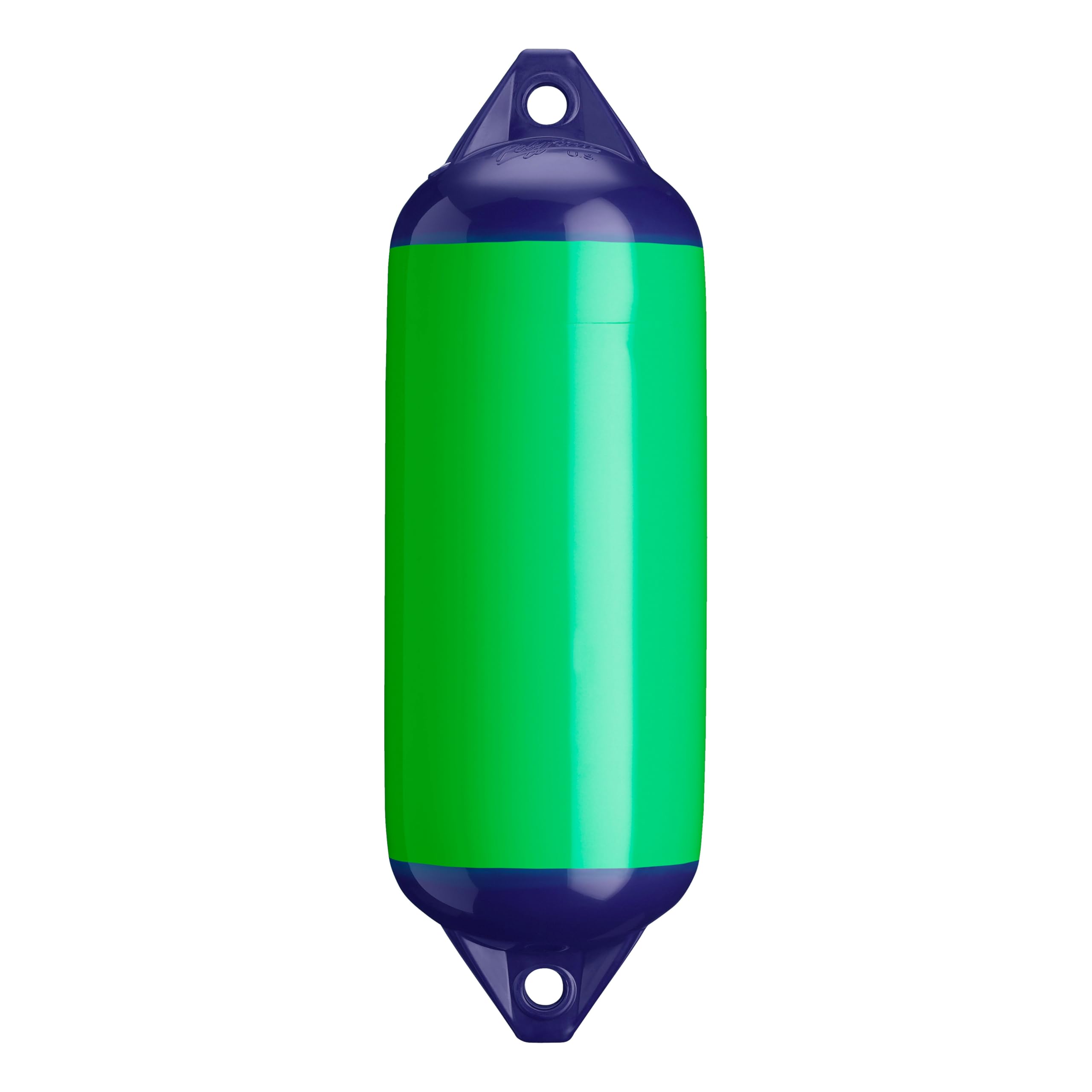 Polyform F-2 Standard Boat Fender F-Series - Blue Ropehold Green