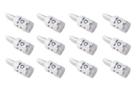 Set of 12 194 LED Bulb HP5 LED Pure White Diode Dynamics