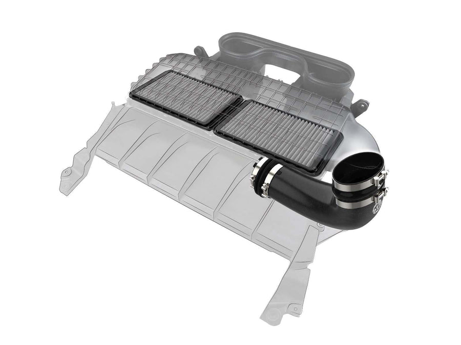 Super Stock aFe POWER Induction System w/Pro DRY S Filter, #55-10014DC, Carbon Fiber
