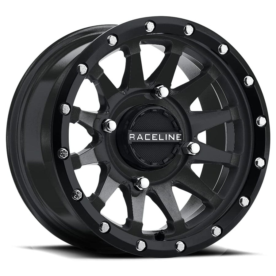 Trophy Raceline Black Wheel with Palladium (14 x 14. inches /1 x 4 mm, 1 mm Offset)