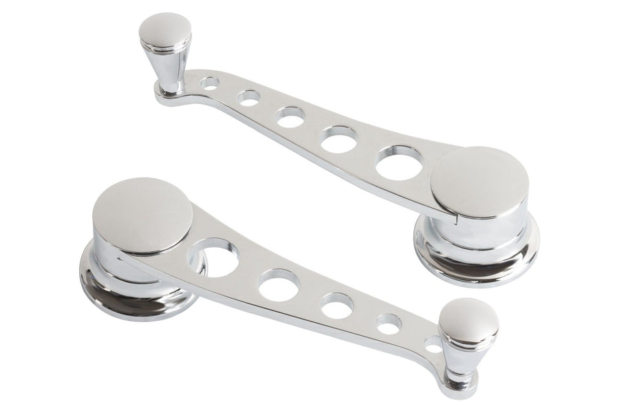 Lakester IDH-2031 Chromed Finish Window Crank Kit - Pair