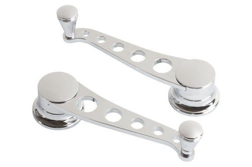 Lakester IDH-2031 Chromed Finish Window Crank Kit - Pair