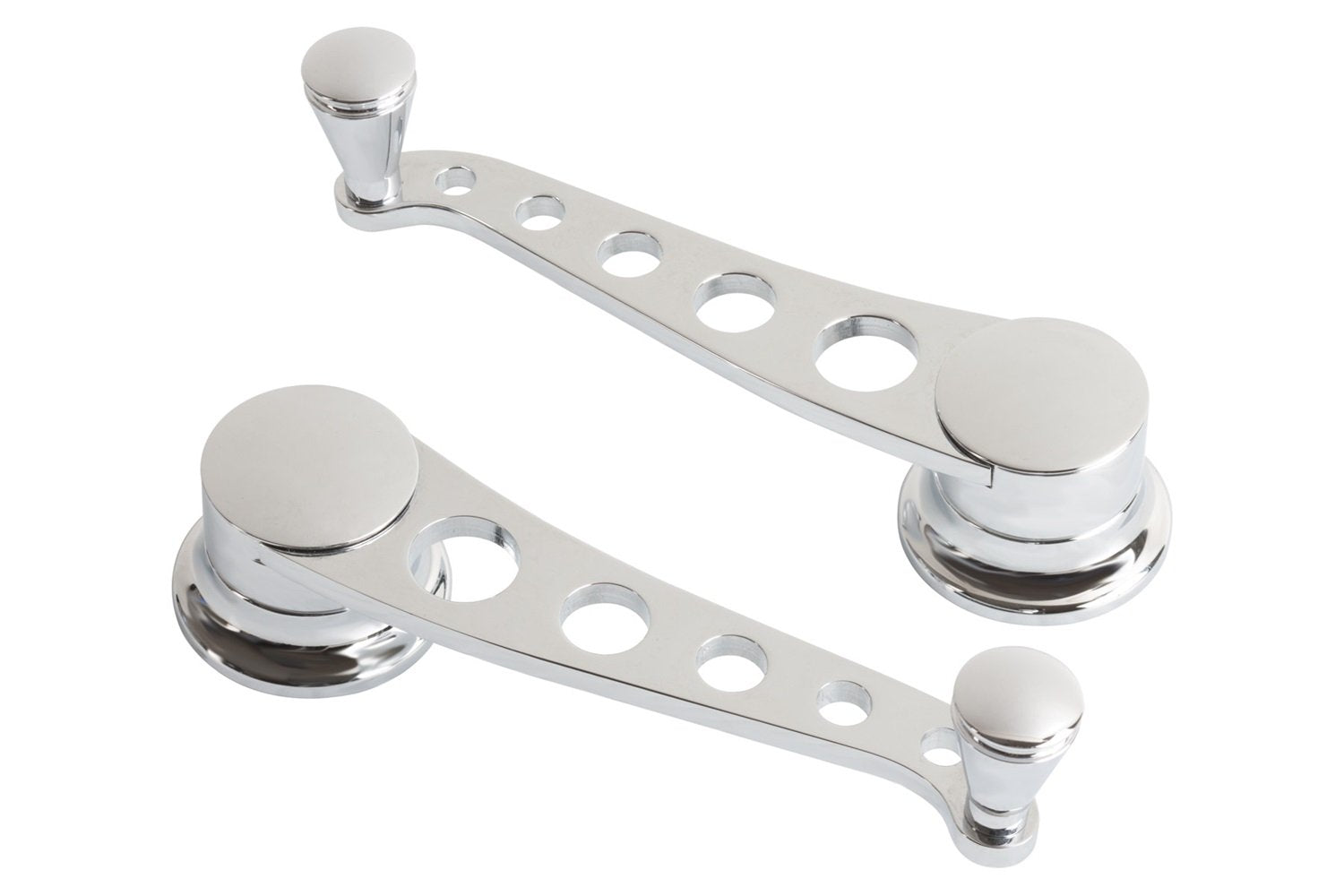 Lakester IDH-2032 Chromed Finish Window Crank Kit for Ford - Pair