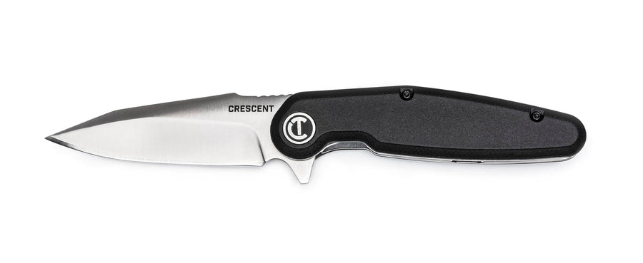 Crescent Harpoon Blade 3-1/2 Inch Composite Handle Pocket Knife - CPK350C