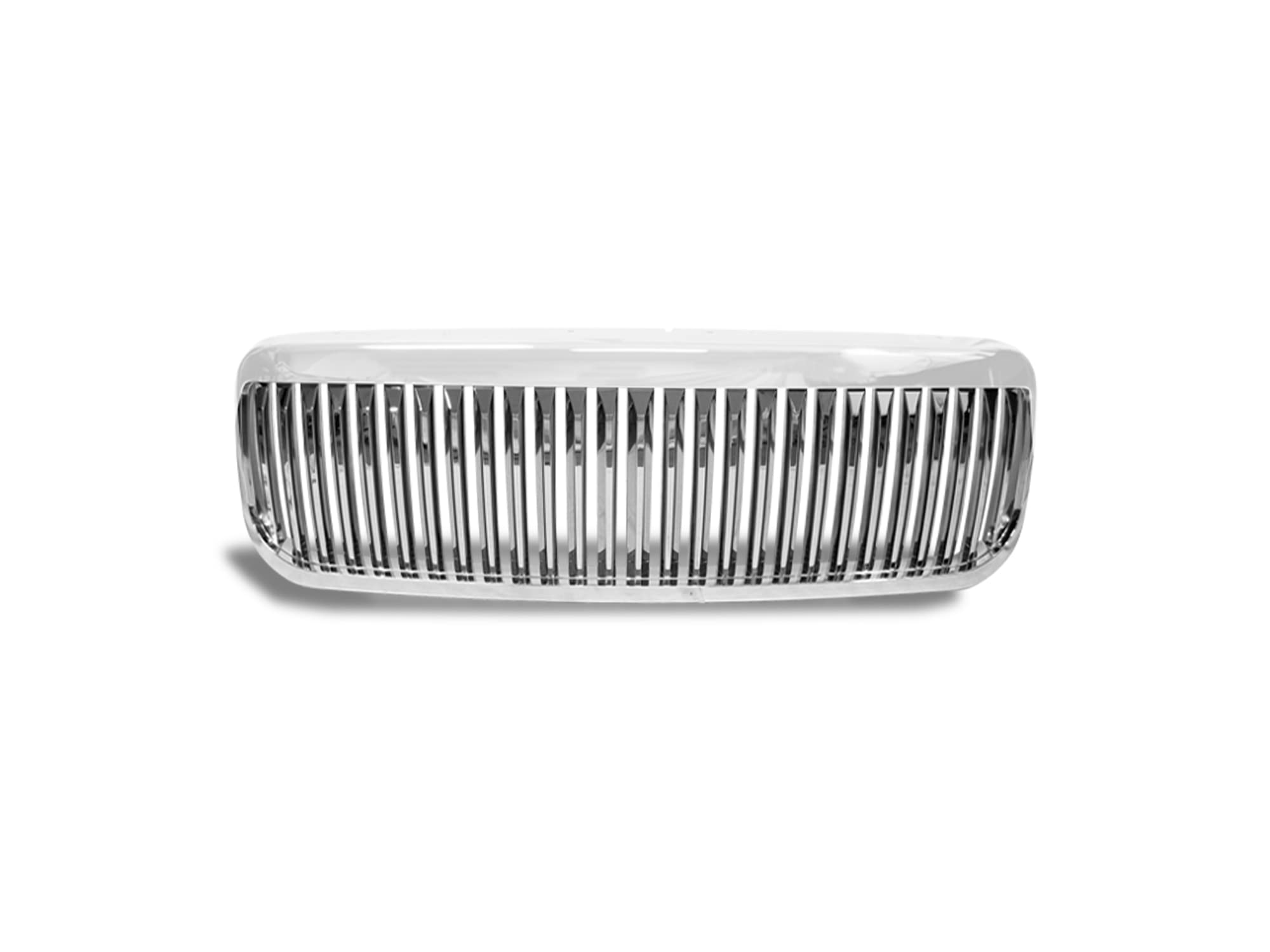 Vertical Front Hood Grille Armordillo USA 7148260 - Chrome Fits 1999-2004 Ford F250 F-250 / F350 F-350 / F450 F-450 Super Duty