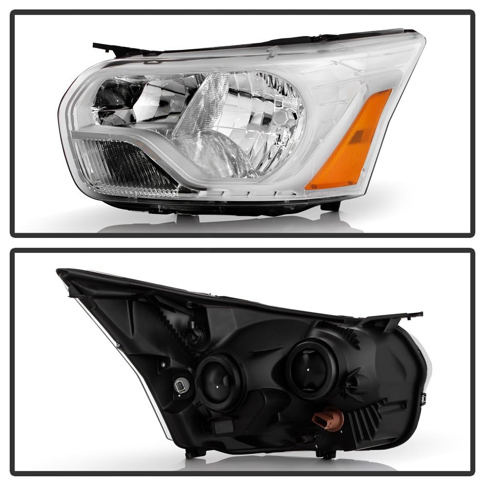 Ford Transit T250 T350 2500 3500 Spyder (POE) 15-20 Halogen Headlight - Low Beam-H11(Included) ; High Beam-HB3(Included) ; Signal-3157NA(Included) - OE Left