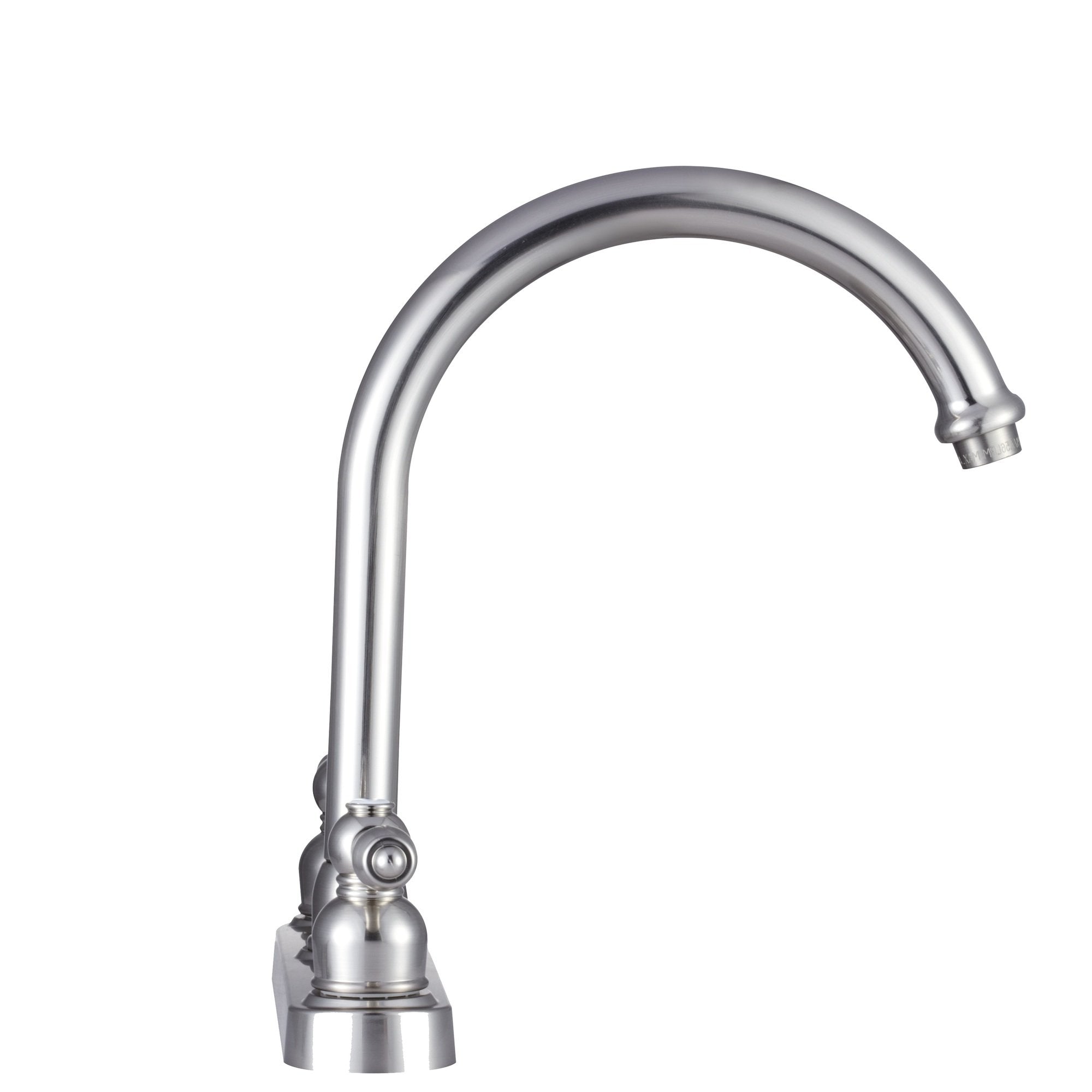 Dura Faucet RV DF-PK340L-SN Non-Metallic Kitchen Sink Faucet (Brushed Satin Nickel) J-Spout