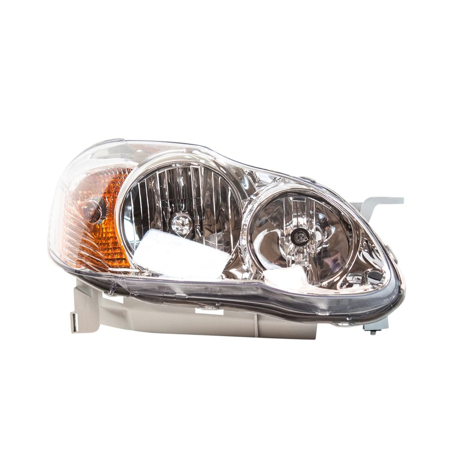 Right TYC Headlight Assembly Compatible with 2005-2008 Toyota Corolla