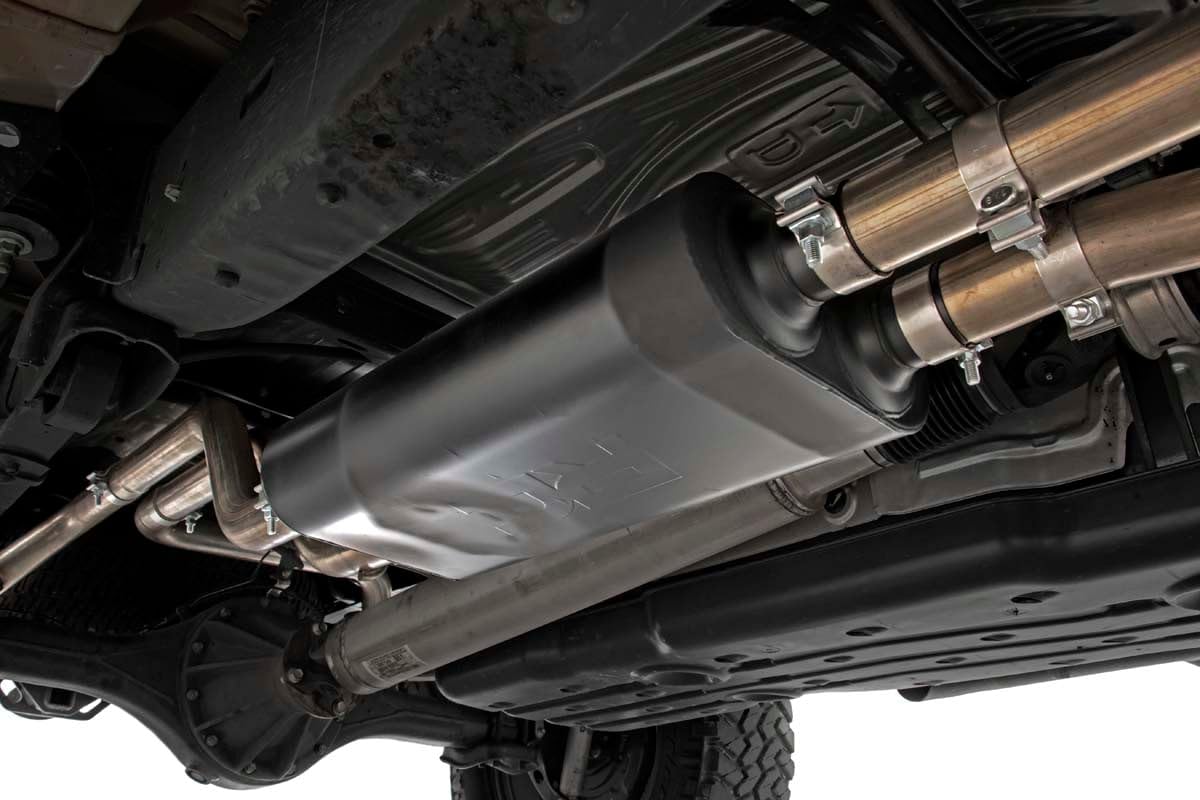 Dual Rough Country Cat-Back Exhaust for 2009-2021 Tundra | 4.6L/5.7L - 96012