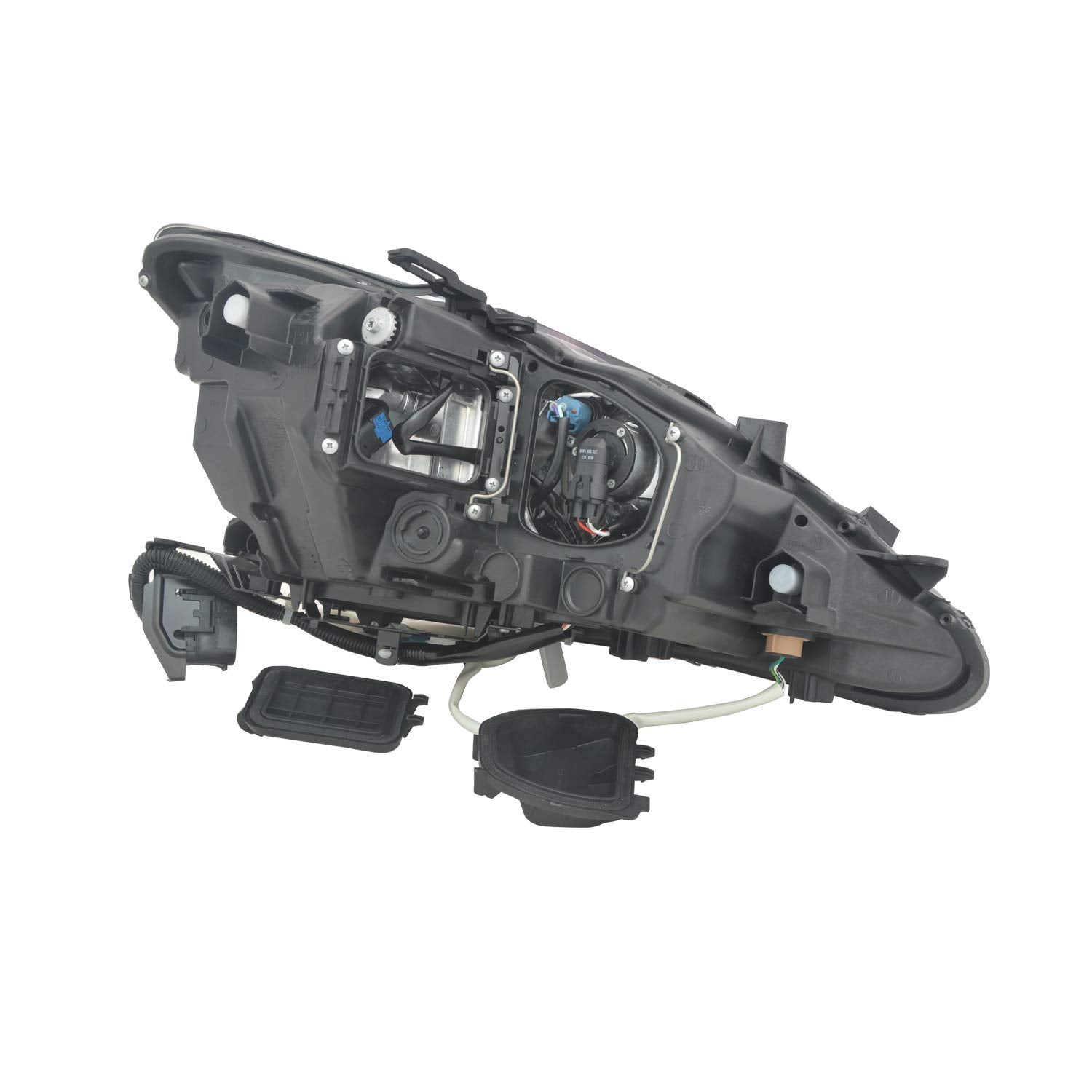 Left TYC Headlight Assembly Compatible with 2009-2010 Lexus IS250