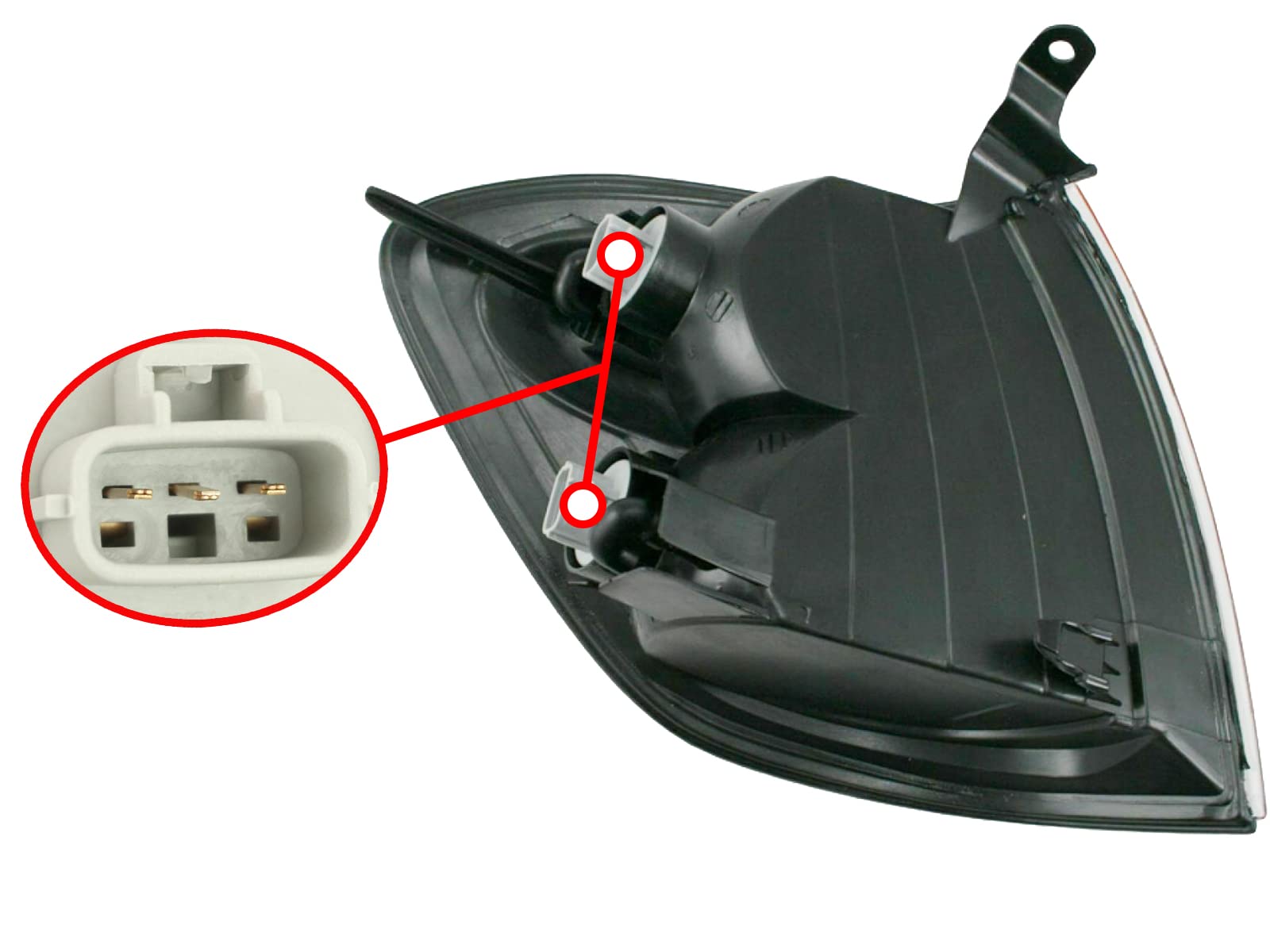 Replacement DEPO 312-1548L-AS Driver Side Turn Signal Light