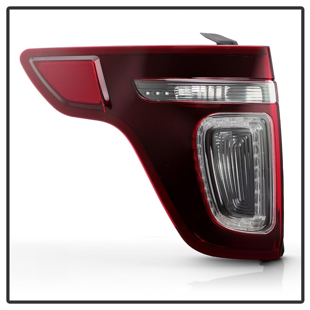 Ford Explorer 11-15 Sport pkg Dark Red LED Tail Light - OE Left Spyder (POE)