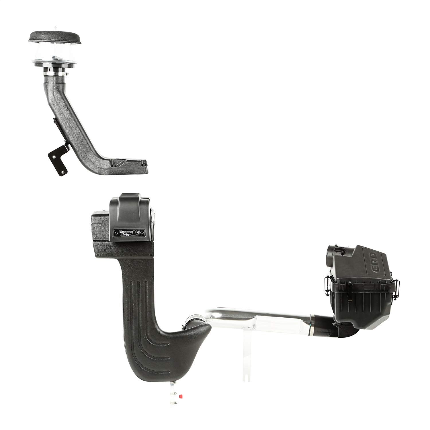 XHD Snorkel, Rugged Ridge w/Pre-Filter | 17756.24 | Fits 2007-2018 Jeep Wrangler 2.8 Diesel