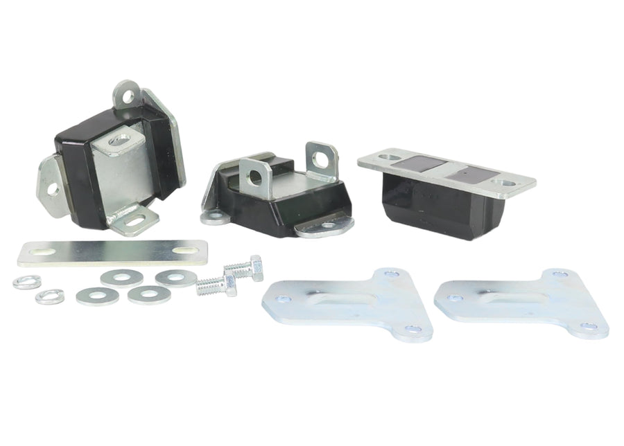 Whiteline W93473 Bushing Kit Engine Mount Compatible with 63-82 Camaro, Nova, Corvette, El Camino, Chevelle