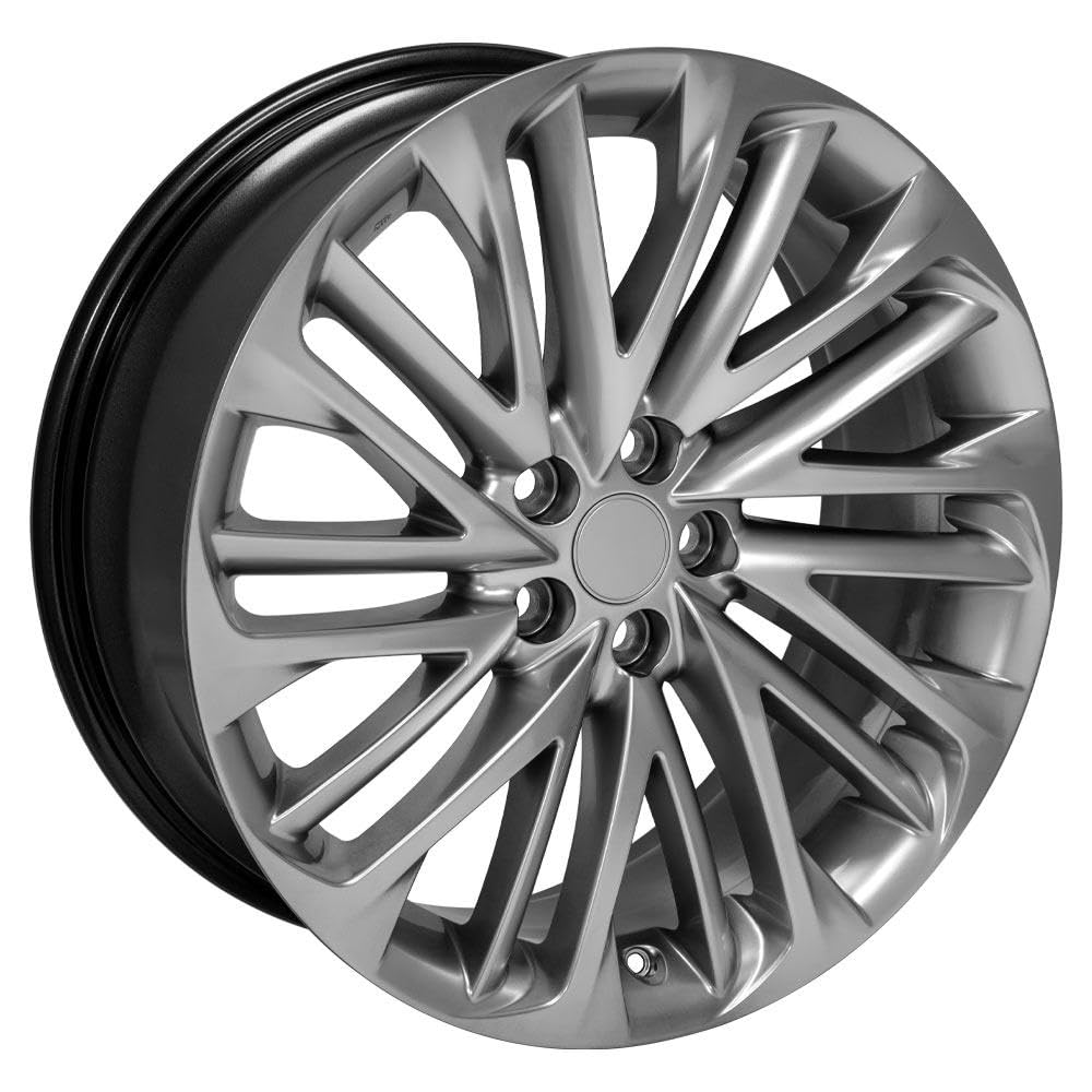 20 Inch OE Wheels LX58 Rim Fits RX350/RX450 Style 5x114.3 20x8 Gloss Hyper Silver - Hollander 74393 (1)