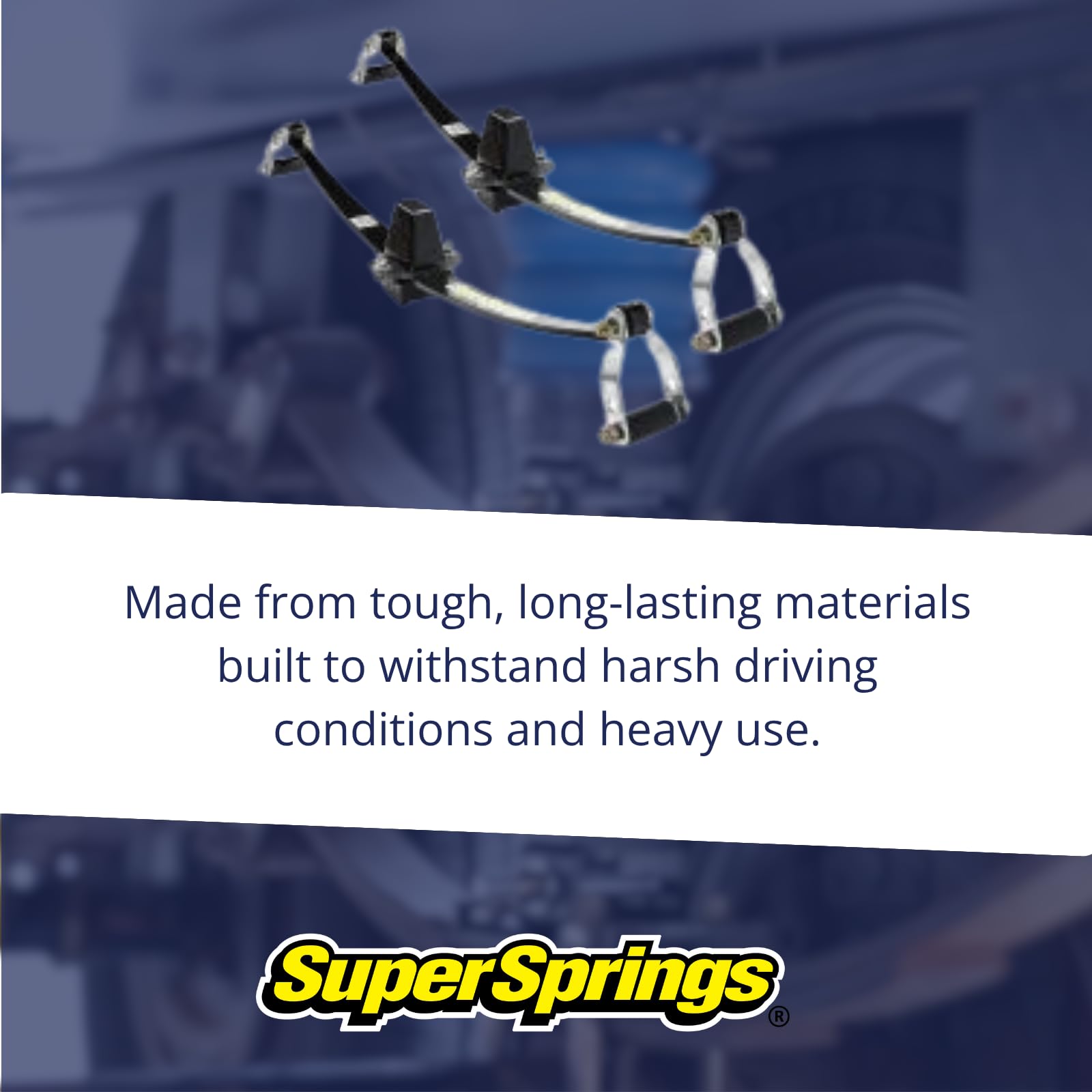SuperSprings SSA4 for Toyota Tundra, Black
