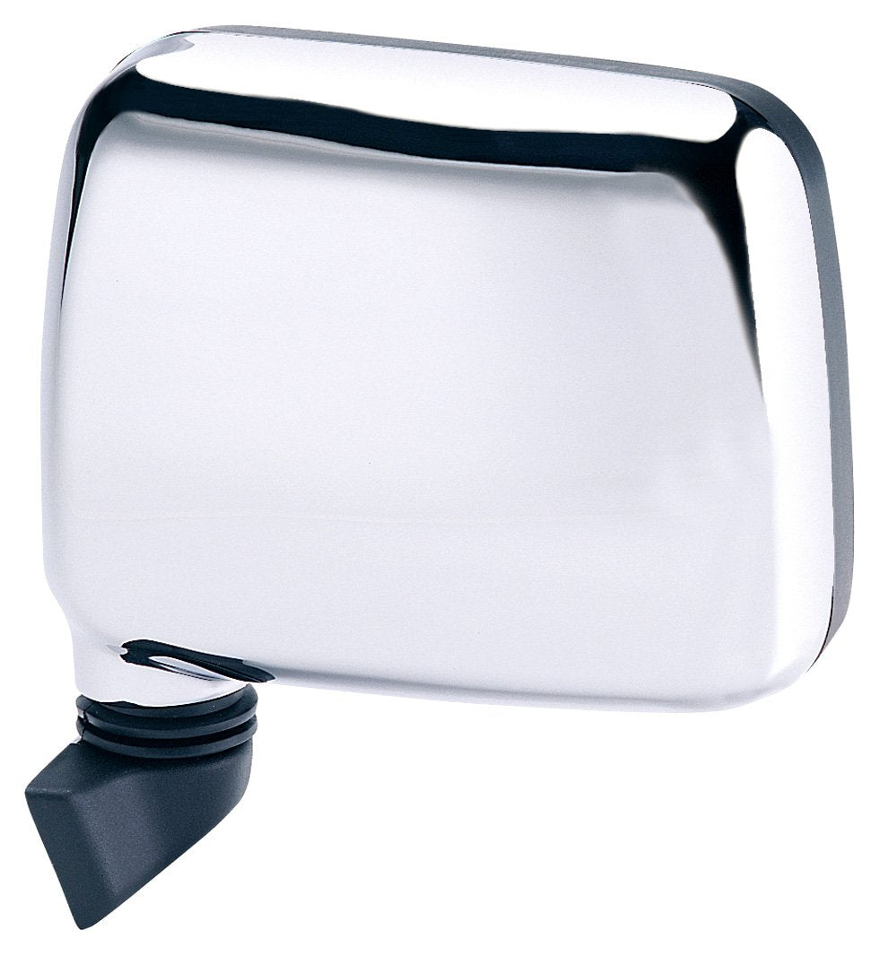 Fit System Driver Side Mirror for US Built Isuzu Pick-Up, Rodeo, Chrome, Foldaway, Manual