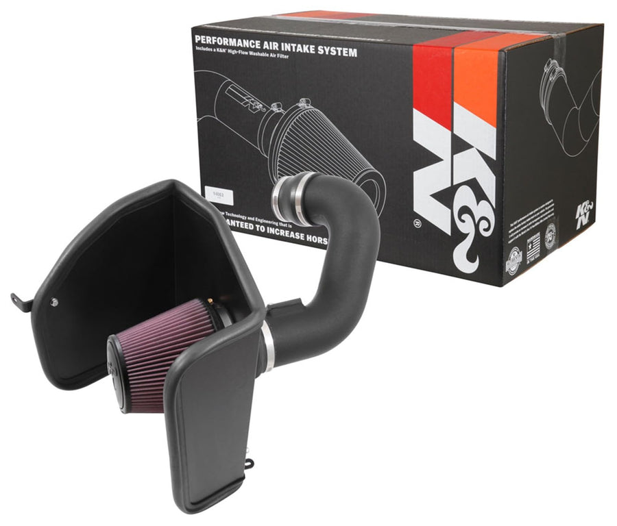 Cold Air Intake System K&N: High-Flow Air-Filter, Increase Performance & Horsepower: Compatible with 2015-2016 CHEVROLET Colorado; 2015-2016 GMC Canyon, 57-3088