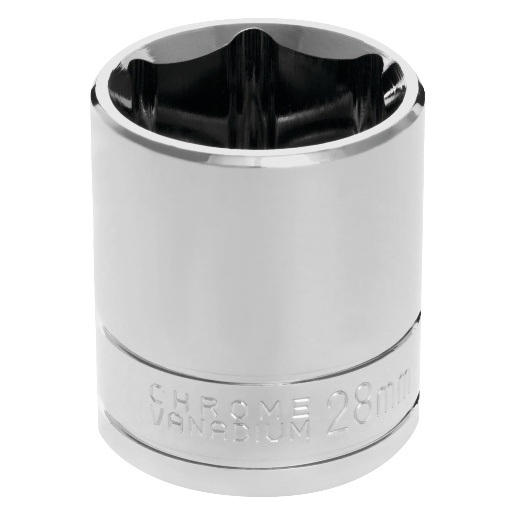 W32228 Performance Tool 1/2 Drive 28mm 6 Point Chrome Vanadium Socket