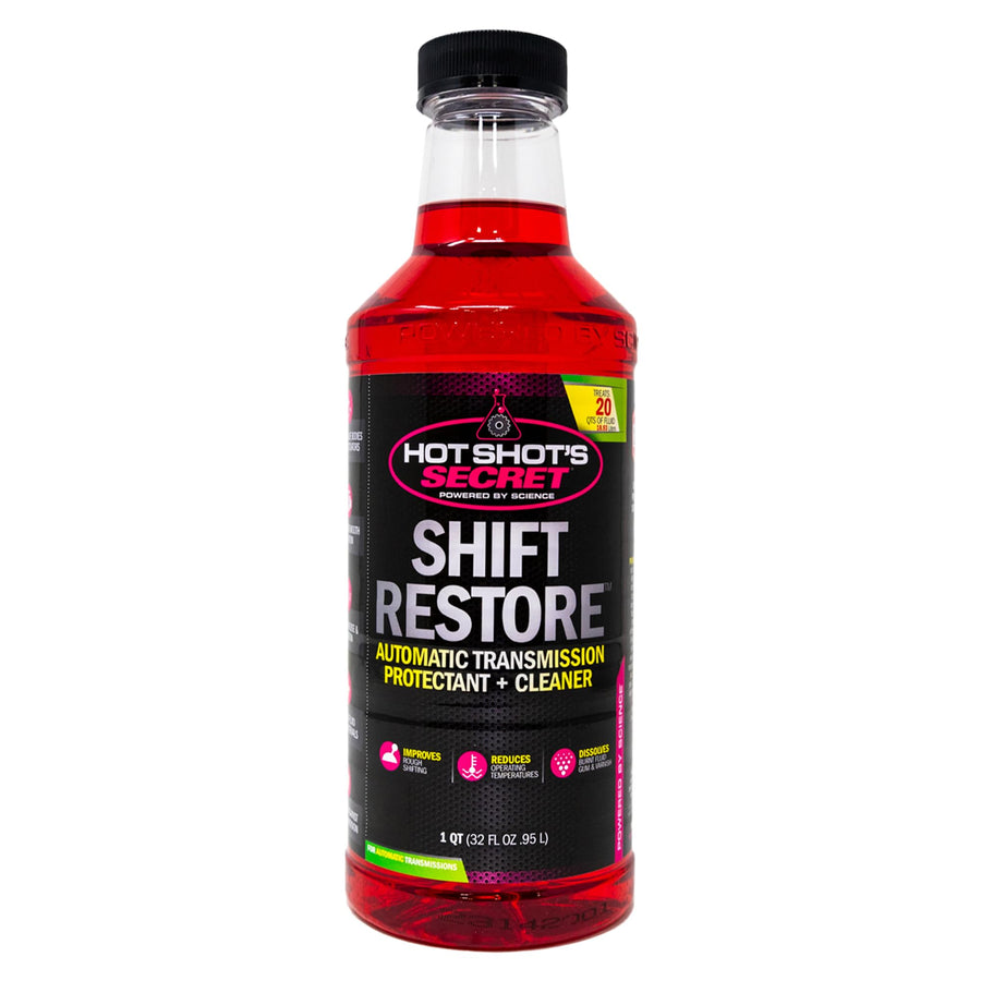 HSSTSE32Z Hot Shot's Secret Shift Restore Automatic Transmission Additive 32 Fluid Ounce Bottle