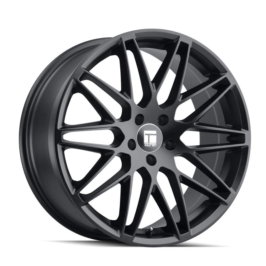 19x8.5 TR75, Bolt Pattern: 5x112/, Offset: 40, MATTE BLACK, set of 1